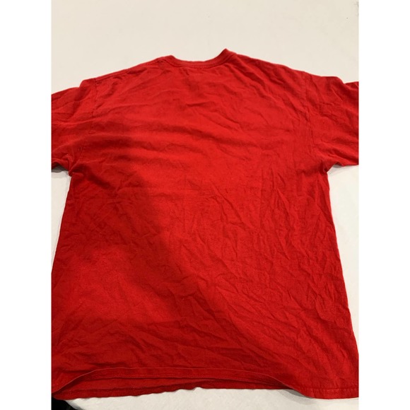 NBA Miami Heat T-Shirt Red Retro Basketball Graphic Cotton Short Sleeve Size L - Picture 2 of 6